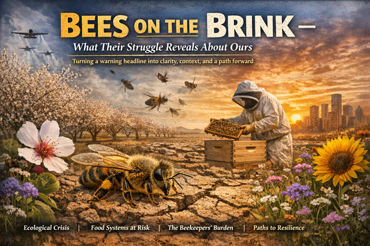 Bees on the Brink — What Their Struggle Reveals About Ours